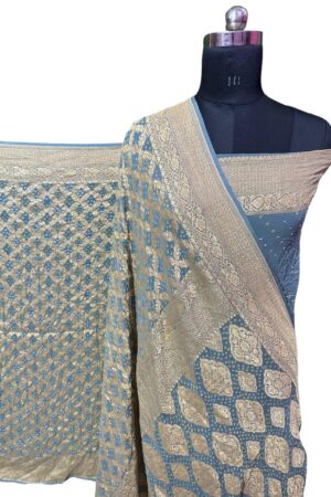 Gry Janglo Saree in Georgette