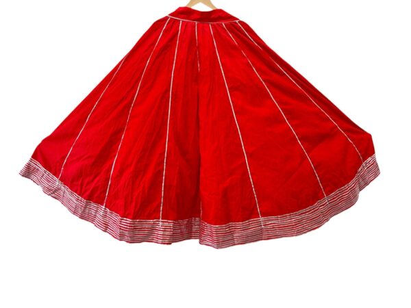 Orange Navratri Skirt