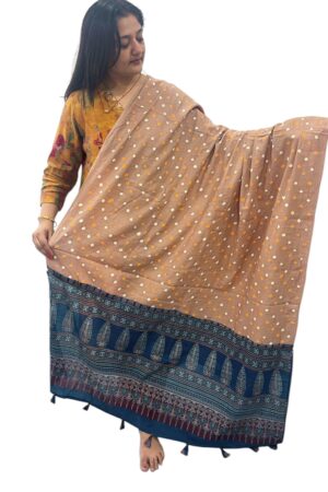 Bandhani Ajrakh Dupatta