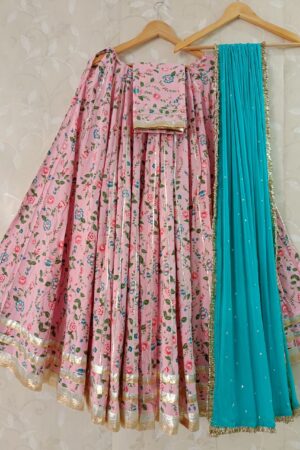 Cotton unstitched Navratri Chaniya Choli