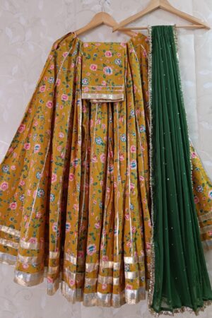 Cotton unstitched Navratri Chaniya Choli
