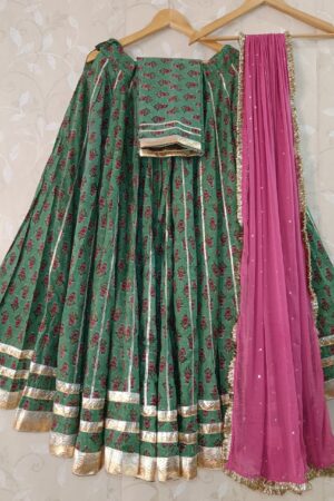 Cotton unstitched Navratri Chaniya Choli