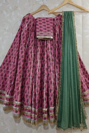 Cotton unstitched Navratri Chaniya Choli