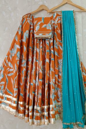 Cotton unstitched Navratri Chaniya Choli
