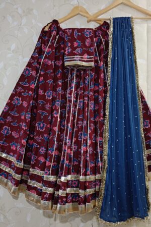 Cotton unstitched Navratri Chaniya Choli