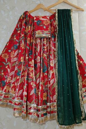 Cotton unstitched Navratri Chaniya Choli