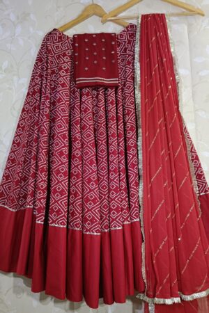 Cotton unstitched Navratri Chaniya Choli