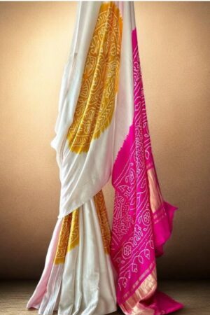 Pure Gaji Silk Rasmandal Raibandhej Saree