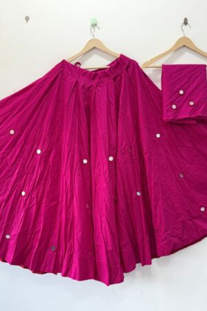 Navratri Special hand Embroidery Skirt With Blouse Full Flair