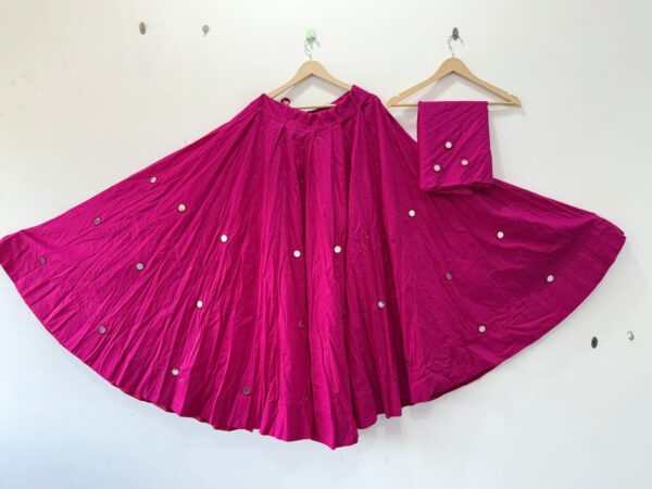 Navratri Special hand Embroidery Skirt With Blouse Full Flair