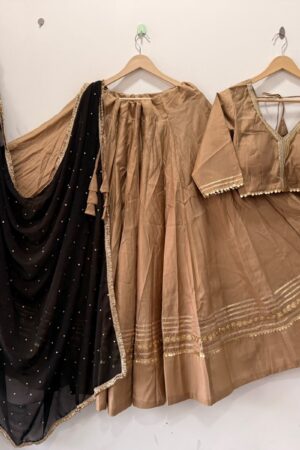 Chiku Roman Silk Lehenga Choli