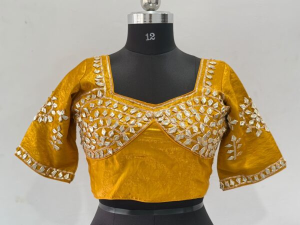 Yellow Rajasthan Aangi Blouse