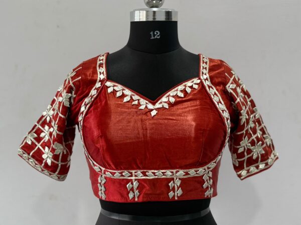 Rust Rajasthan Aangi Blouse