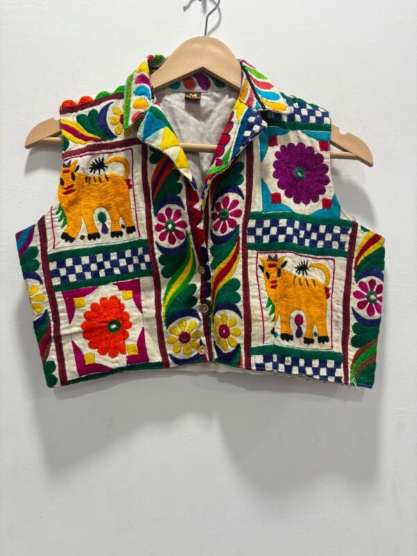 Handcrafted Kutchi Embroidered Jacket