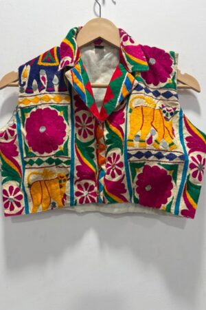 Handcrafted Kutchi Embroidered Jacket