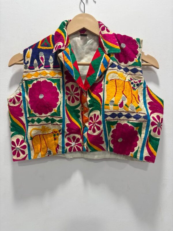 Handcrafted Kutchi Embroidered Jacket