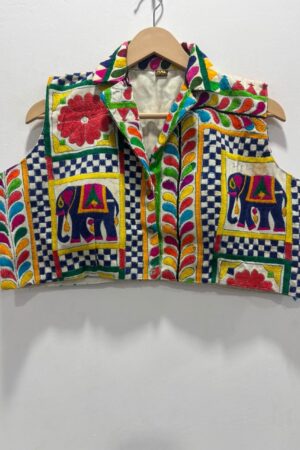 Handcrafted Kutchi Embroidered Jacket
