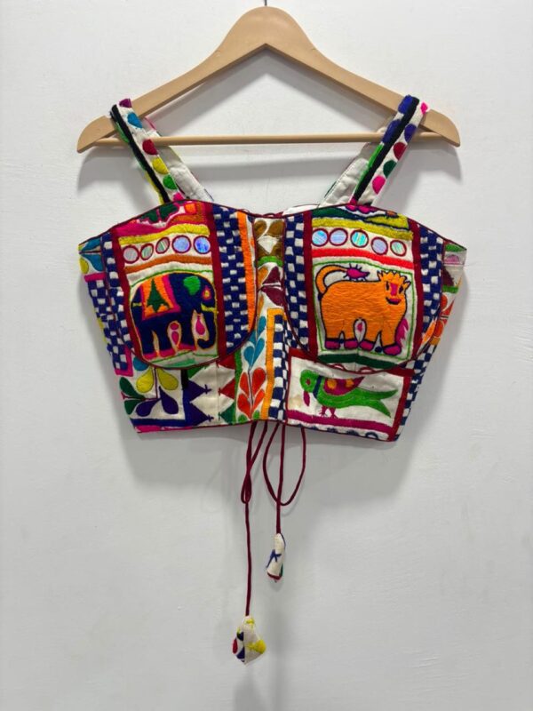 Premium Handcrafted Kutchi Embroidered Blouse