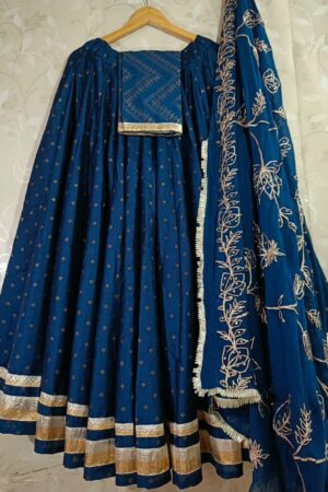 Elegant Parmpara Silk Lehenga Choli Set with Embroidered Dupatta