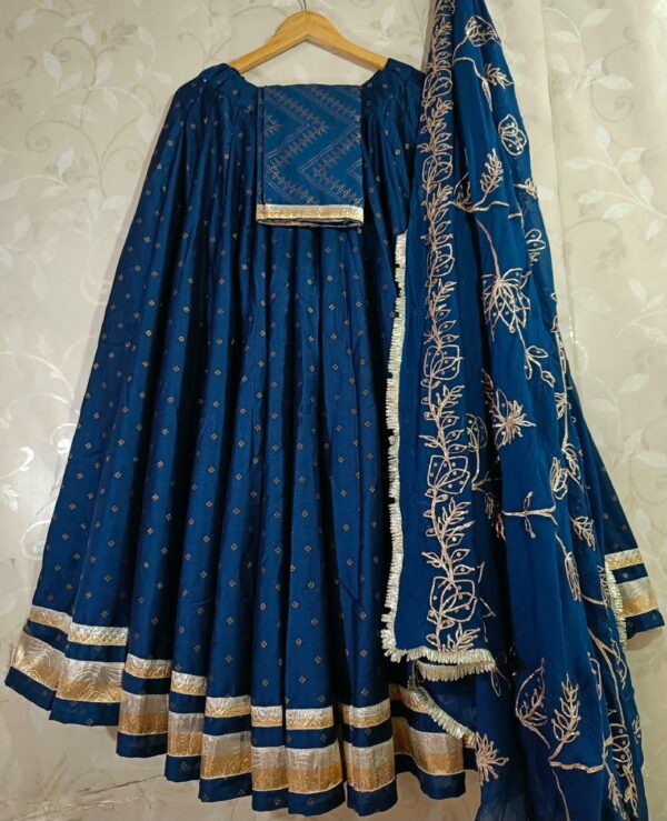 Elegant Parmpara Silk Lehenga Choli Set with Embroidered Dupatta