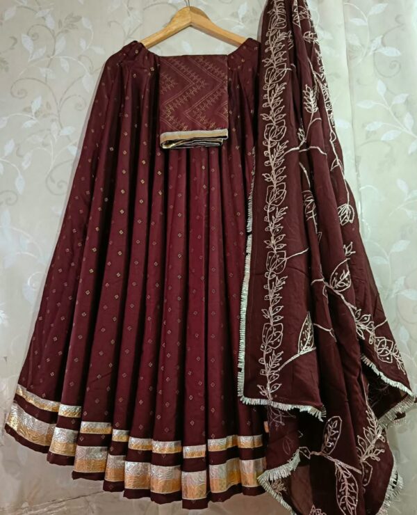 Elegant Parmpara Silk Lehenga Choli Set with Embroidered Dupatta