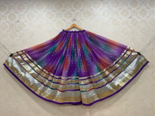 Rangoli Silk Full Flair Navratri Skirt