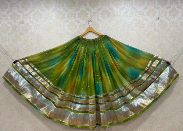 Rangoli Silk Full Flair Navratri Skirt