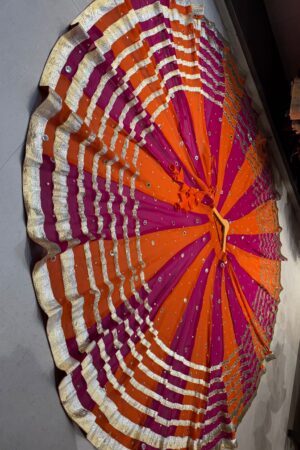 Navratri Special Fox Mirror Work Skirt